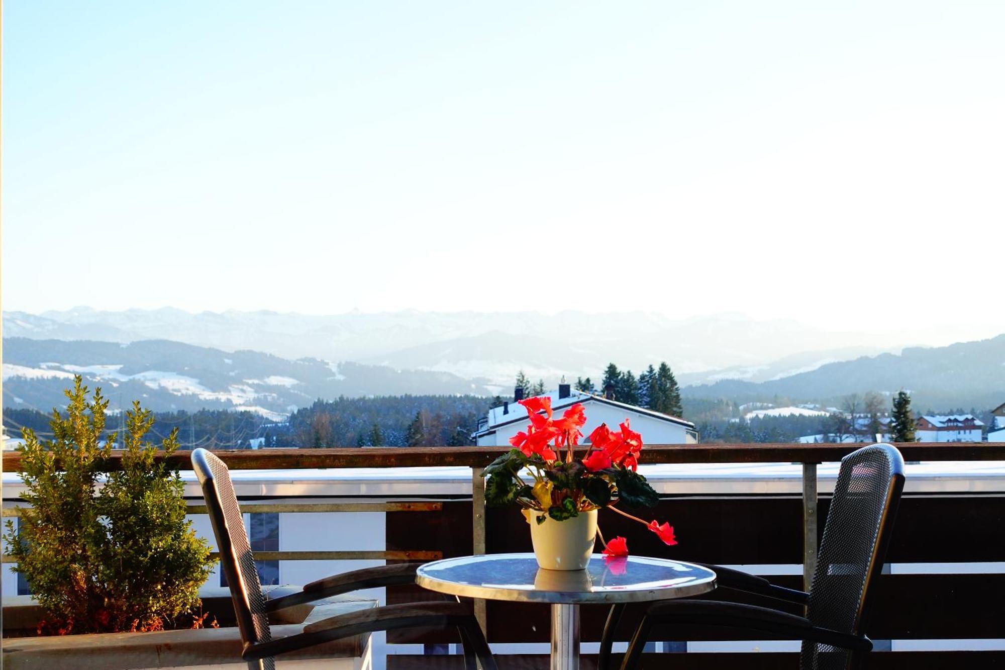 Relax-Red Mit Pool Und Sauna Scheidegg Buitenkant foto